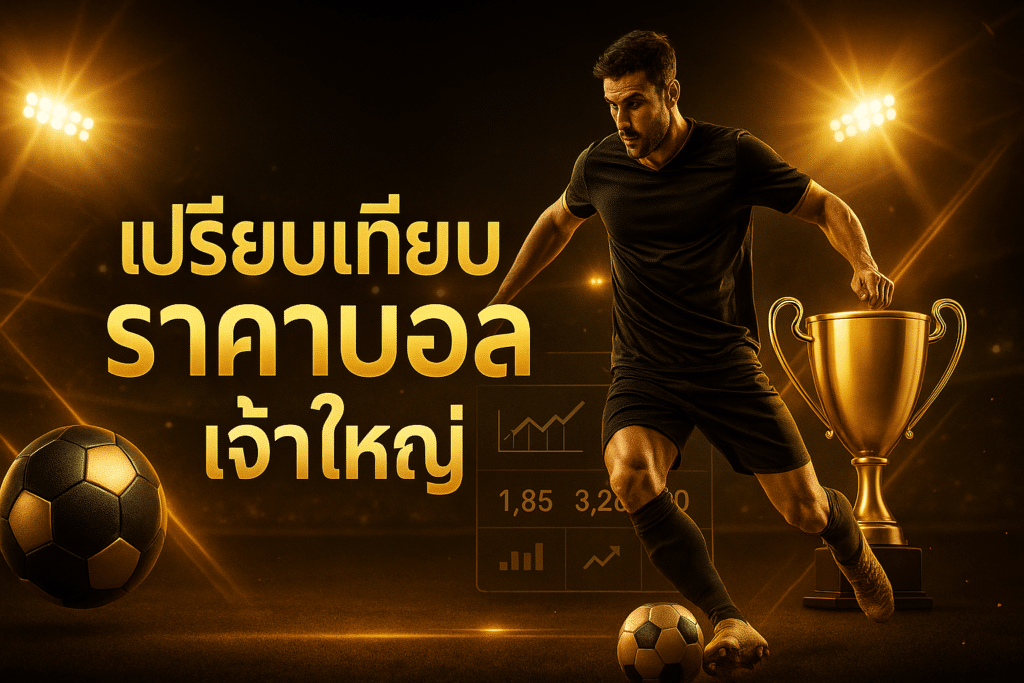 เปรียบเทียบ ราคาบอล เจ้าใหญ่