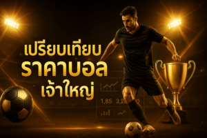เปรียบเทียบ ราคาบอล เจ้าใหญ่