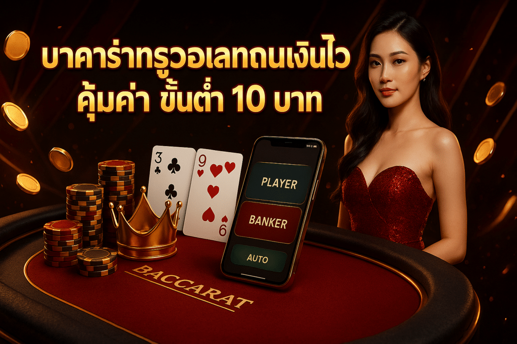 บาคาร่าทรูวอเลทถอนเงินไว